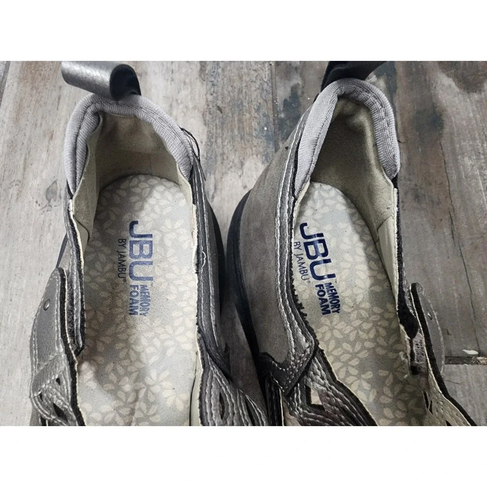 JBU by Jambu Buttercup Mary Jane Flats Womens Size 11 M Gray Comfort Shoes